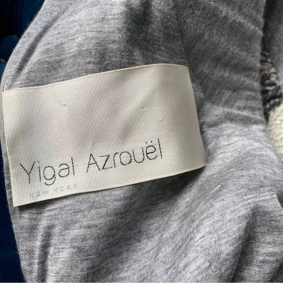 YIGAL AZROUEL CREAM BLACK ANIMAL PRINT MINI DRESS - Picture 13 of 15